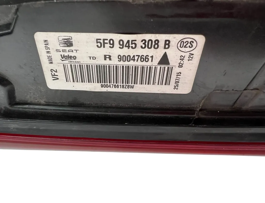 SEAT Leon 3 generation (2012-2020) Фонарь задний правый 5F9945308B 33509334