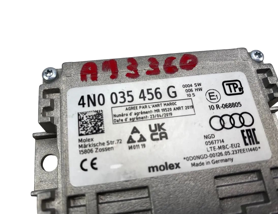 AUDI Q5 FY (2016-2024) Антенний підсилювач із кришкою багажника 4N0035456G 34789471