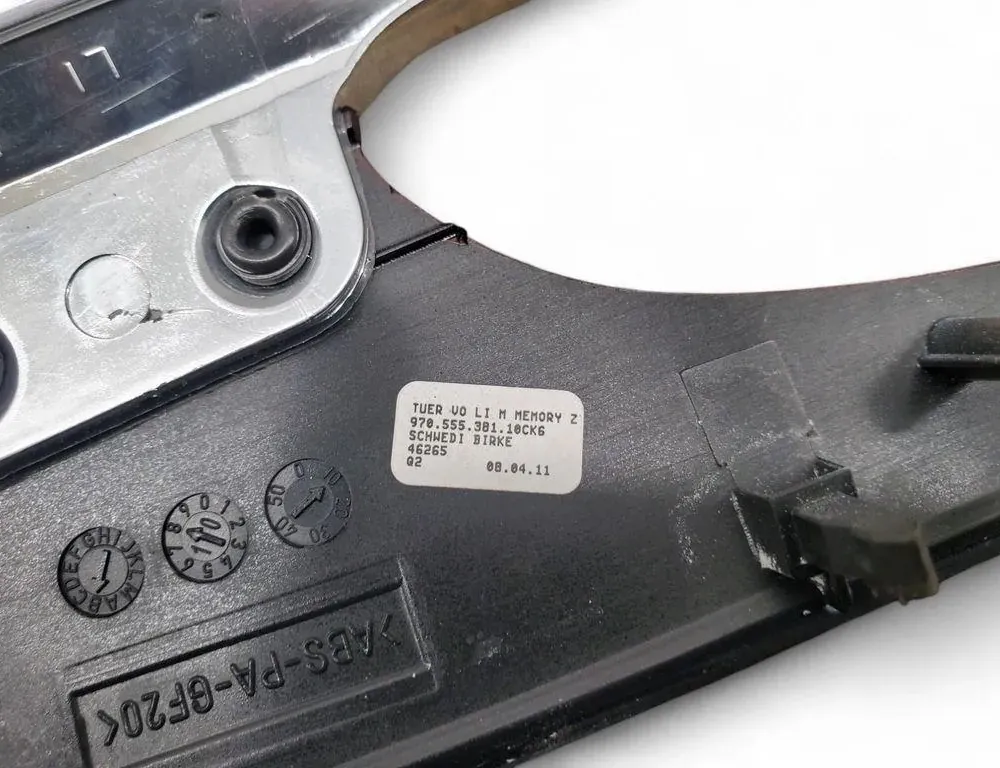 PORSCHE Panamera 970 (2009-2016) Панель передніх лівих дверей 970555381 33459160