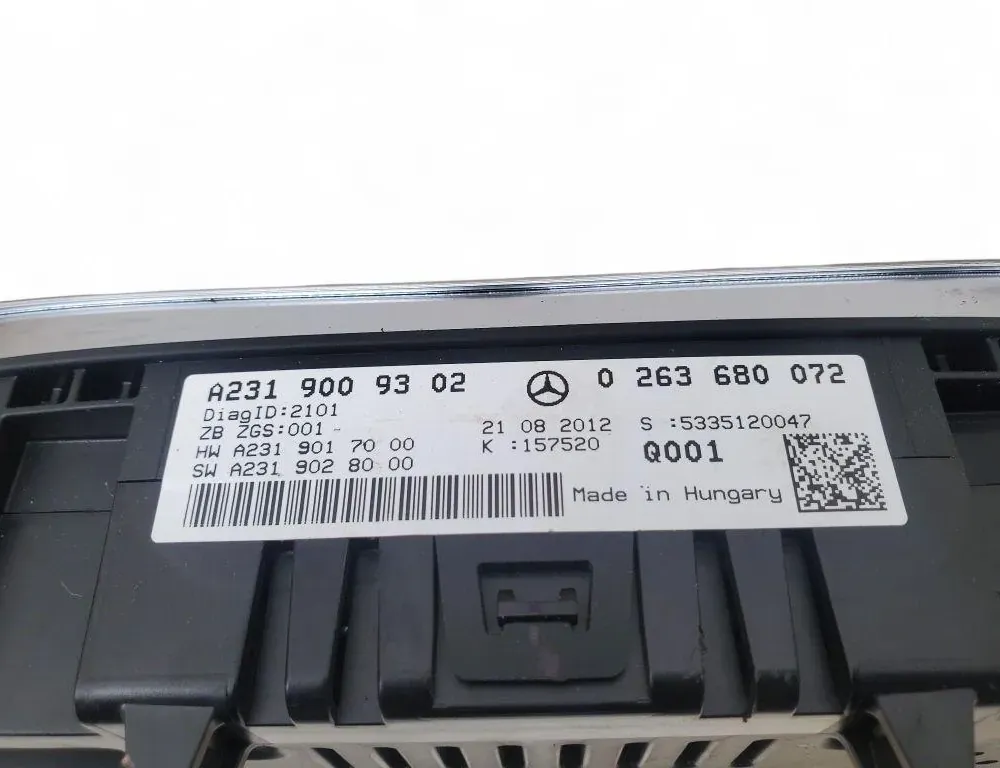 MERCEDES-BENZ SL-Class R231 (2012-2020) Спидометр A2319009302 33464048