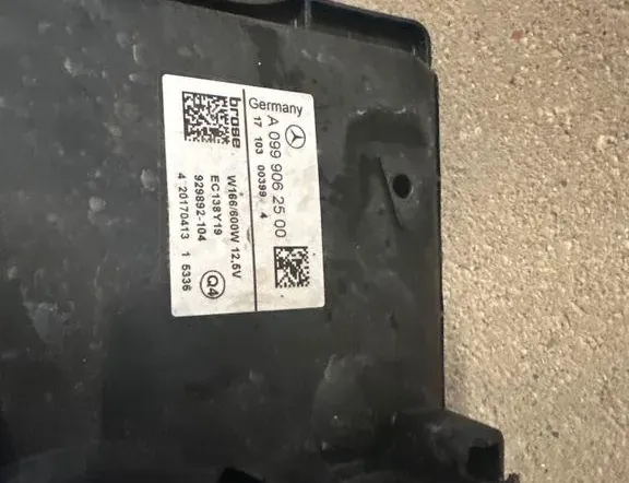 MERCEDES-BENZ GLE W166 (2015-2018) Система охлаждения 420170413,A0999062500 33166633