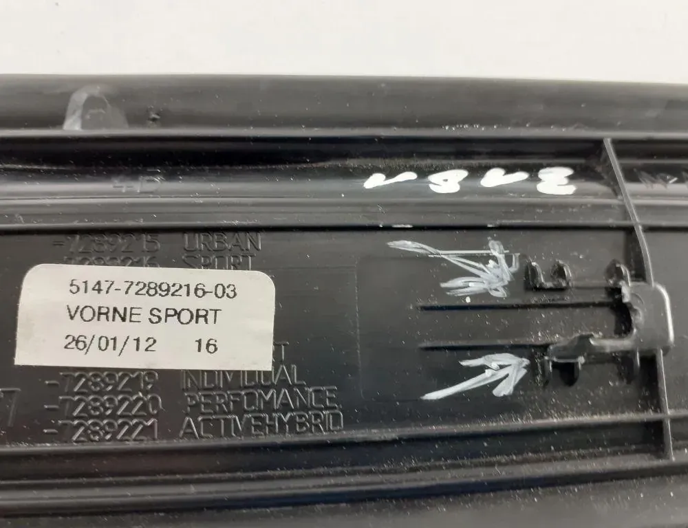 BMW 3 Series F30/F31 (2011-2020) Обшивка переднього правого порога 7289216 35101798