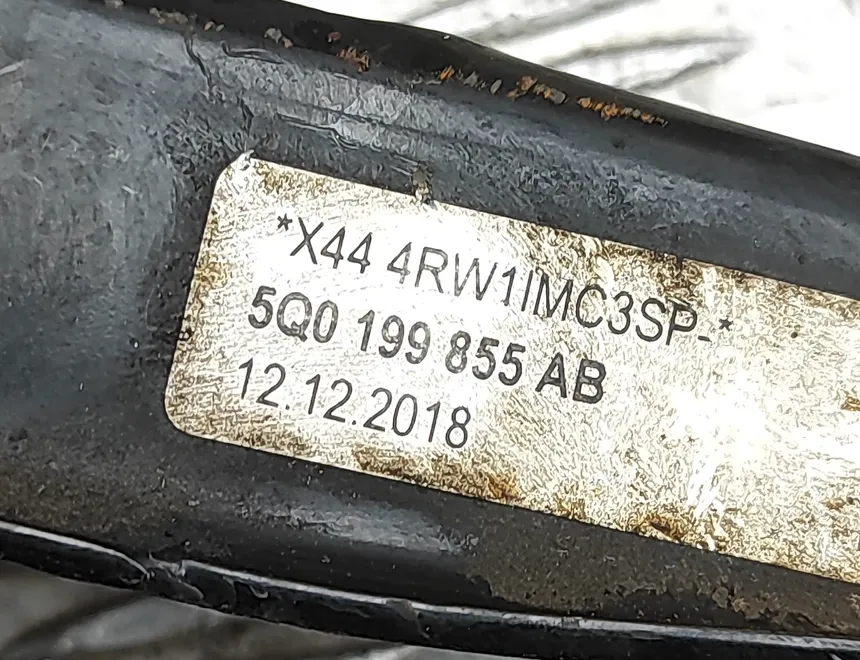 SKODA Superb 3 generation (2015-2023) Кронштейн кріплення коробки передач 5Q0199855AB 33543071