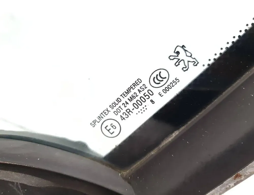 PEUGEOT 307 1 generation (2001-2008) Рейка для скла передніх дверей DOT24M62AS2,43R00050 33194380