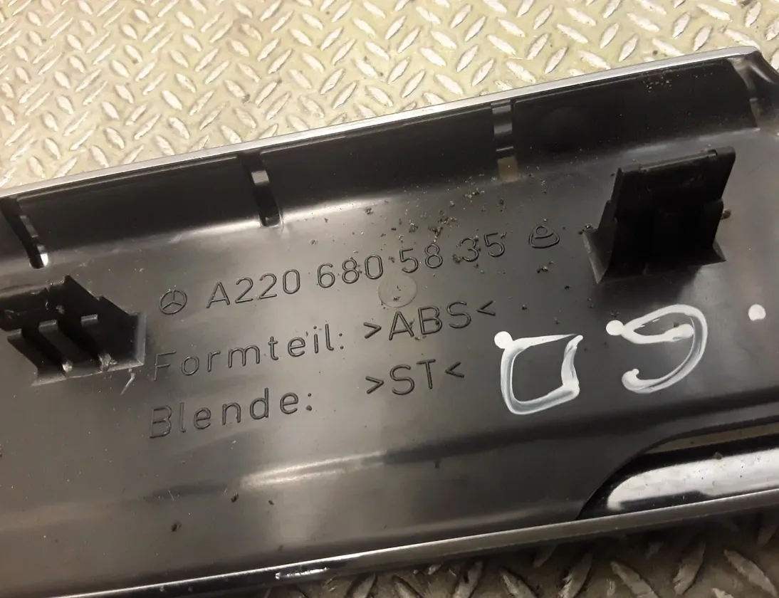 MERCEDES-BENZ S-Class W220 (1998-2005) Комплект бокової спідниці 2206805735,a2206805835,a2206805735,2206805835 12175271