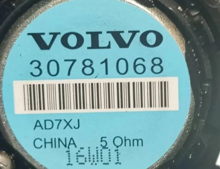 VOLVO V70 2 generation (2000-2008) Гучномовець передніх лівих дверей 30781068,16W01 33125116