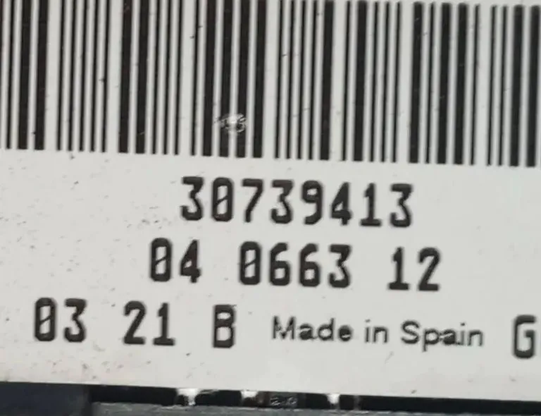 VOLVO S60 2 generation (2010-2020) Блок керування перемикачем фар 30739413,04066312 33153326