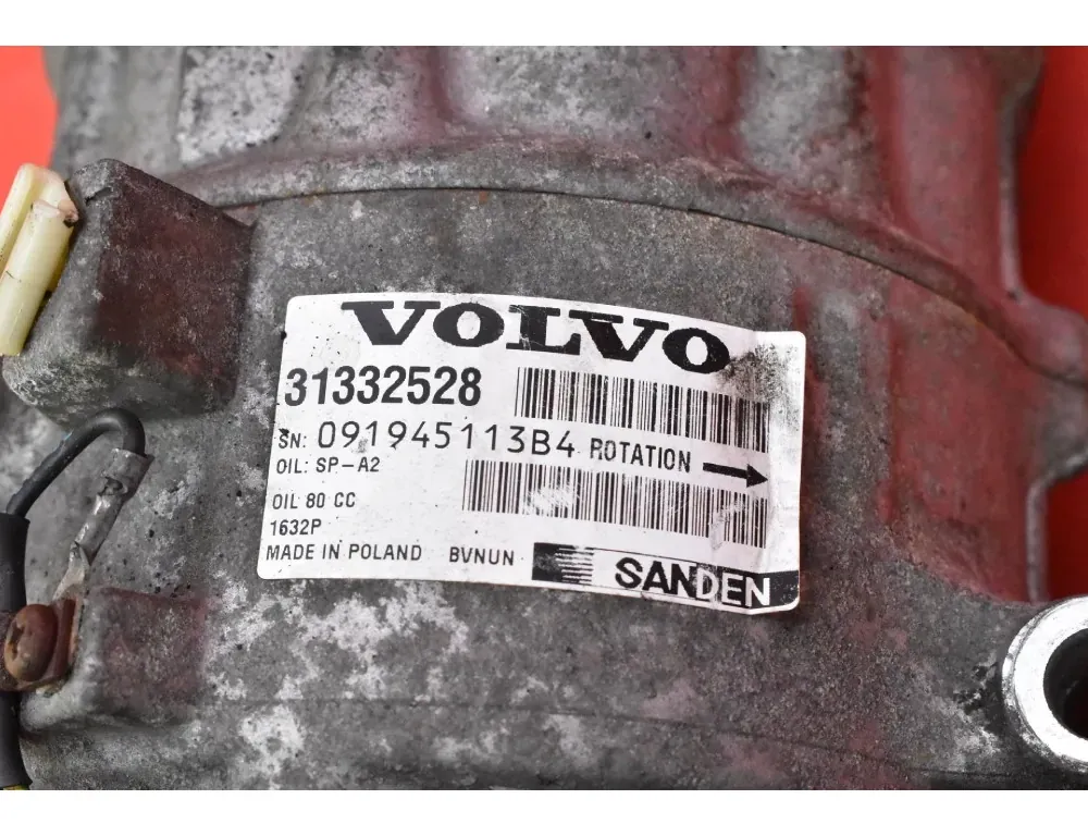 VOLVO V60 1 generation (2010-2020) Помпа кондиціонера 31332528 35108582