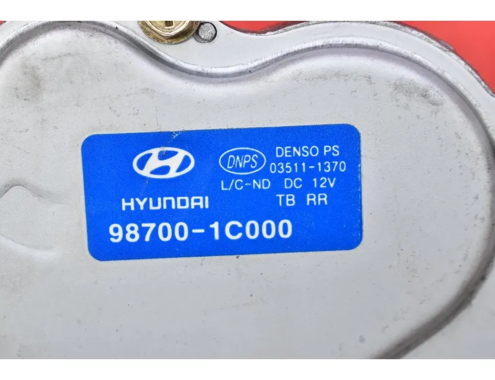 HYUNDAI Getz 1 generation (2002-2011) Двигун склоочисника задніх дверей 98700-1C000 35108570