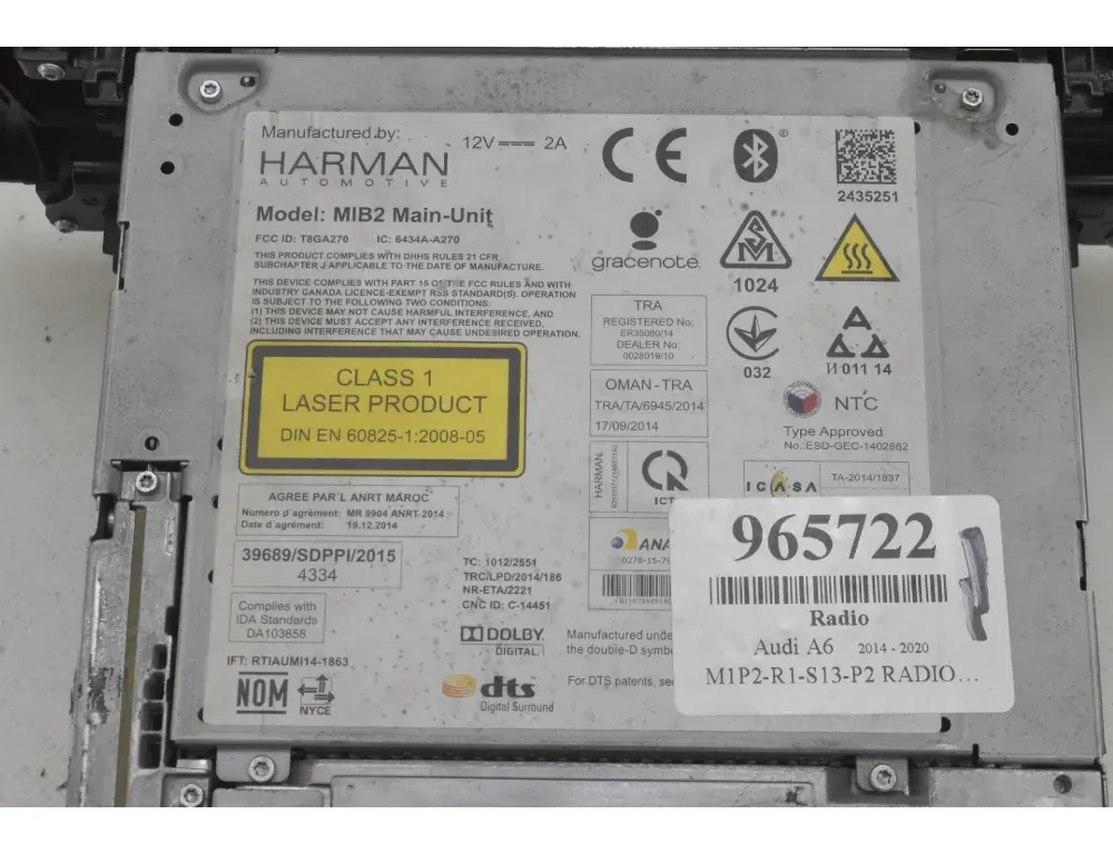 AUDI A6 allroad C7 (2012-2019) Музичний плеєр з GPS MIB2 35108662