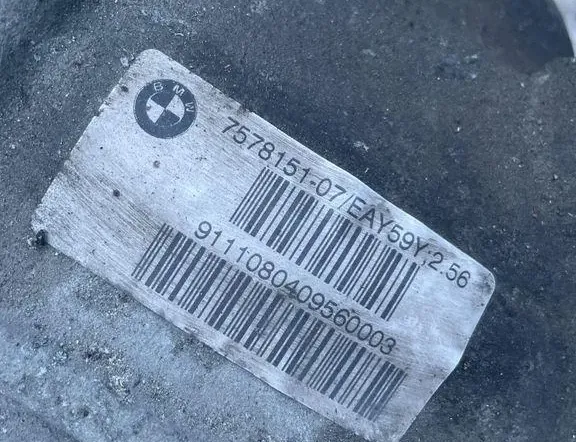 BMW 5 Series Gran Turismo F07 (2010-2017) Задній диференціал 256,7578151,A59Y25C,9111080409560003 35103858