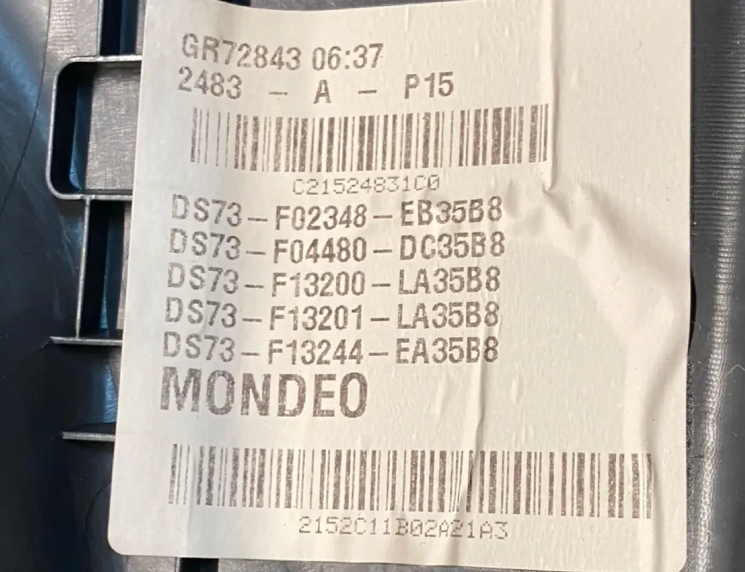 FORD Mondeo 5 generation (2014-2022) Отделка заднего правого порога DS73F13244 30158455