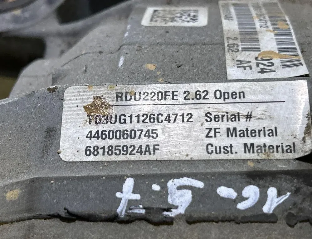 DODGE Charger LD (2010-2024) Задній диференціал T03UG1126C4712,68185924AF,RDU220FE,4460060745 35018311