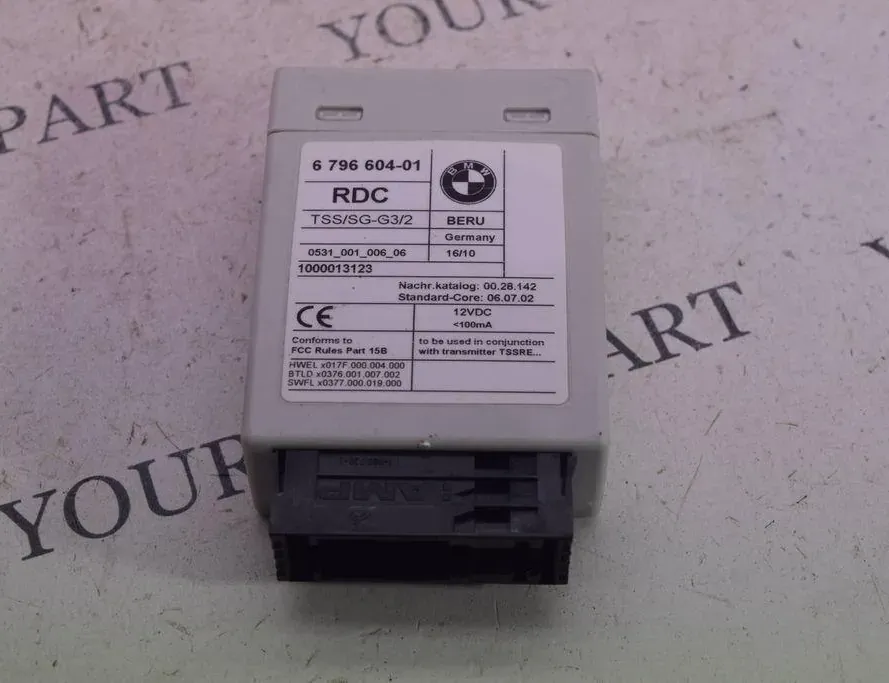 BMW 7 Series F01/F02 (2008-2015) Модуль контроля давления в шинах 6796604 33486980