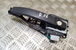 OPEL Zafira B (2005-2010) Зовнішня ручка задніх правих дверей 366051399 26084773