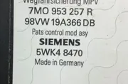 SEAT Alhambra 1 generation (1996-2010) Блок управления иммобилайзера 98VW19A366DB,7M0953257R 33316097