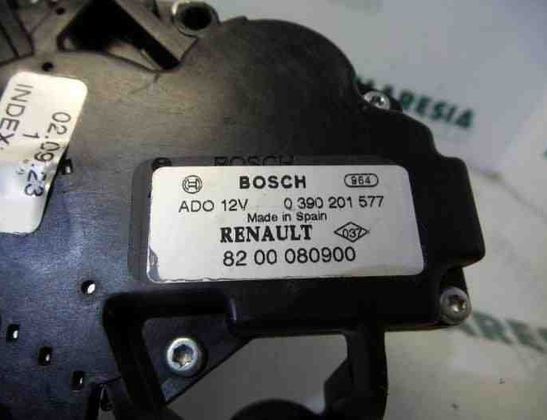 RENAULT Megane 2 generation (2002-2012) Двигун склоочисника задніх дверей 8200080900 27341434